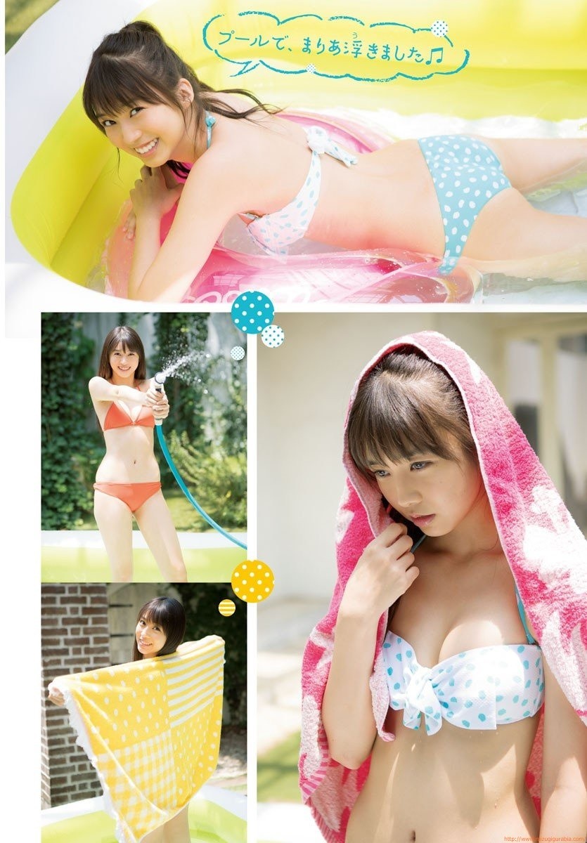 モー娘。最強美少女 牧野真莉愛 グラビア水着ビキニ画像 6枚目