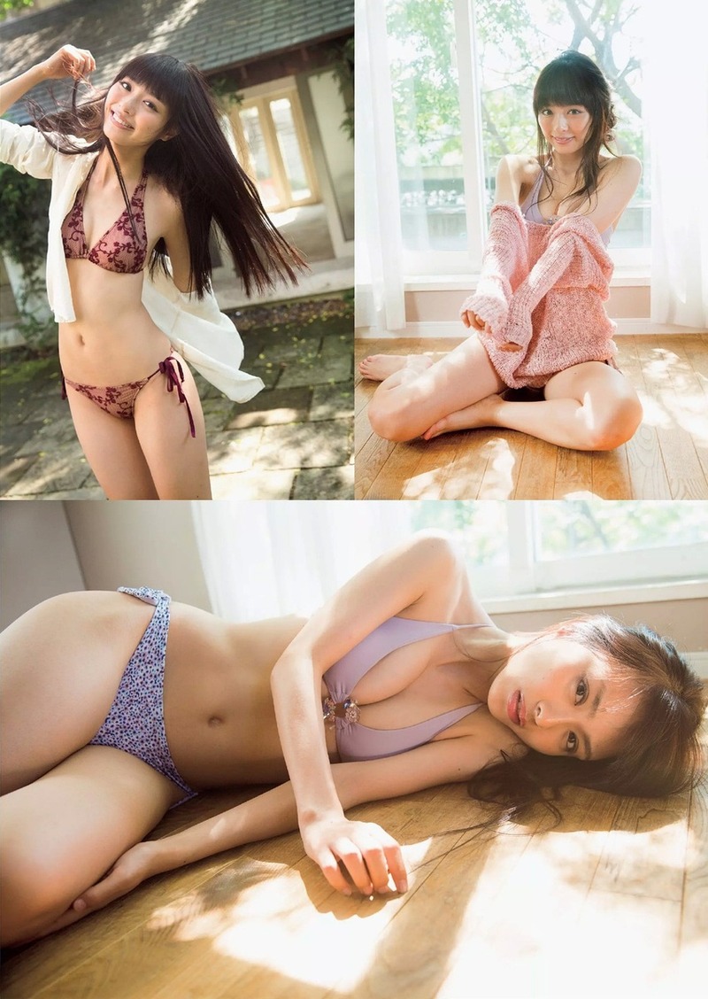 スレンダー美尻女優 内田理央 グラビア水着下着画像 24枚目