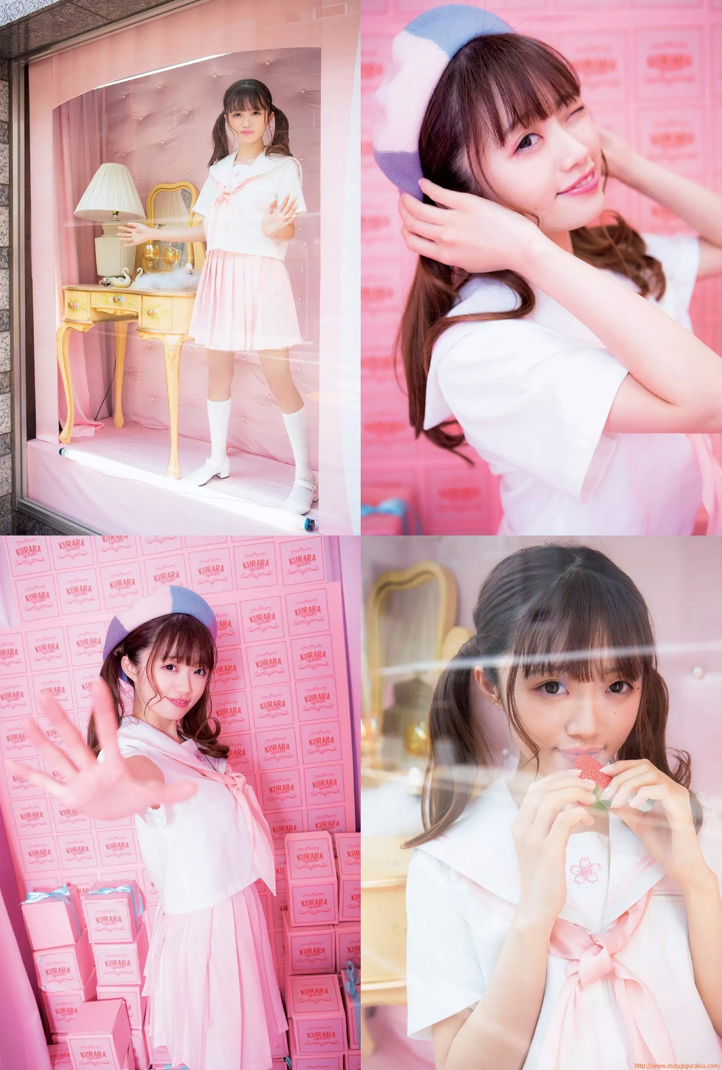 中井りか (NGT48)グラビア水着画像彼女のPINK はアイドルとしての覚悟。 情熱の赤、×純真の白 3枚目