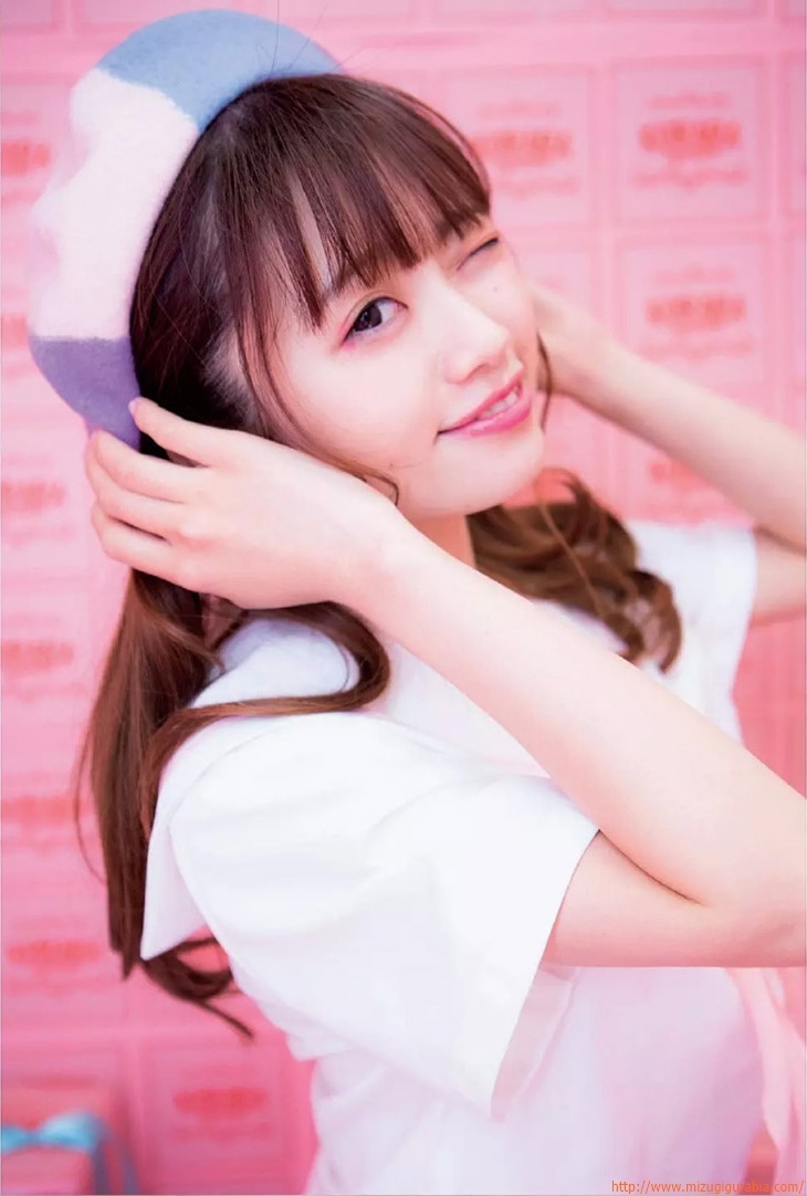 中井りか (NGT48)グラビア水着画像彼女のPINK はアイドルとしての覚悟。 情熱の赤、×純真の白 9枚目