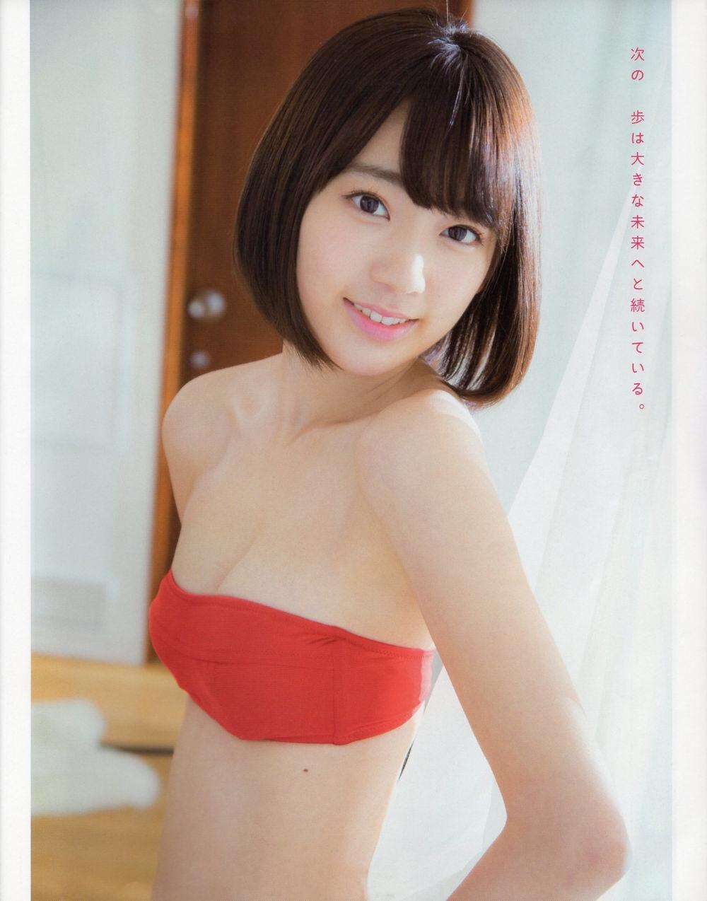 宮脇咲良 グラビア水着画像 48Gの次世代を担う HKT48大人モードに突入して 9枚目