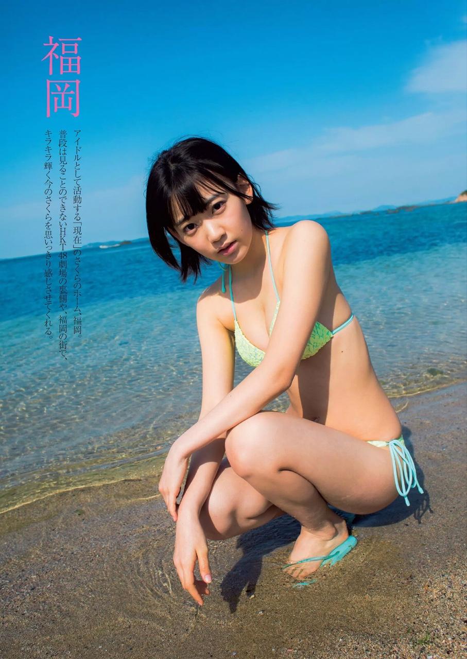 宮脇咲良 グラビア水着画像 48Gの次世代を担う HKT48大人モードに突入して 23枚目