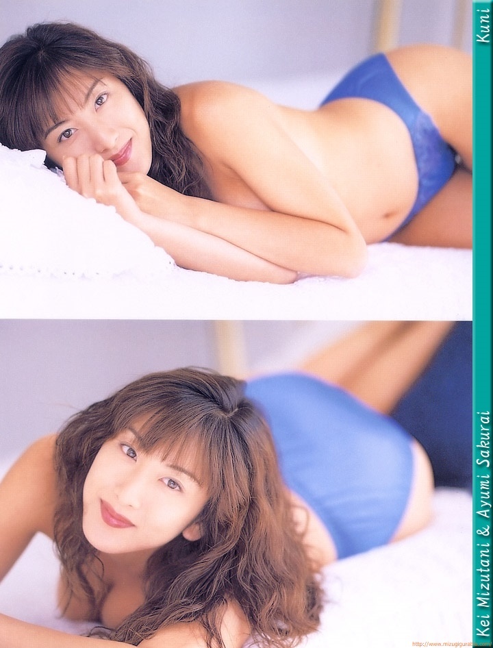水谷ケイ&桜井あゆみ グラビア水着画像 合計バスト180cm!!最強セクシーユニット『MASK』1997年 15枚目