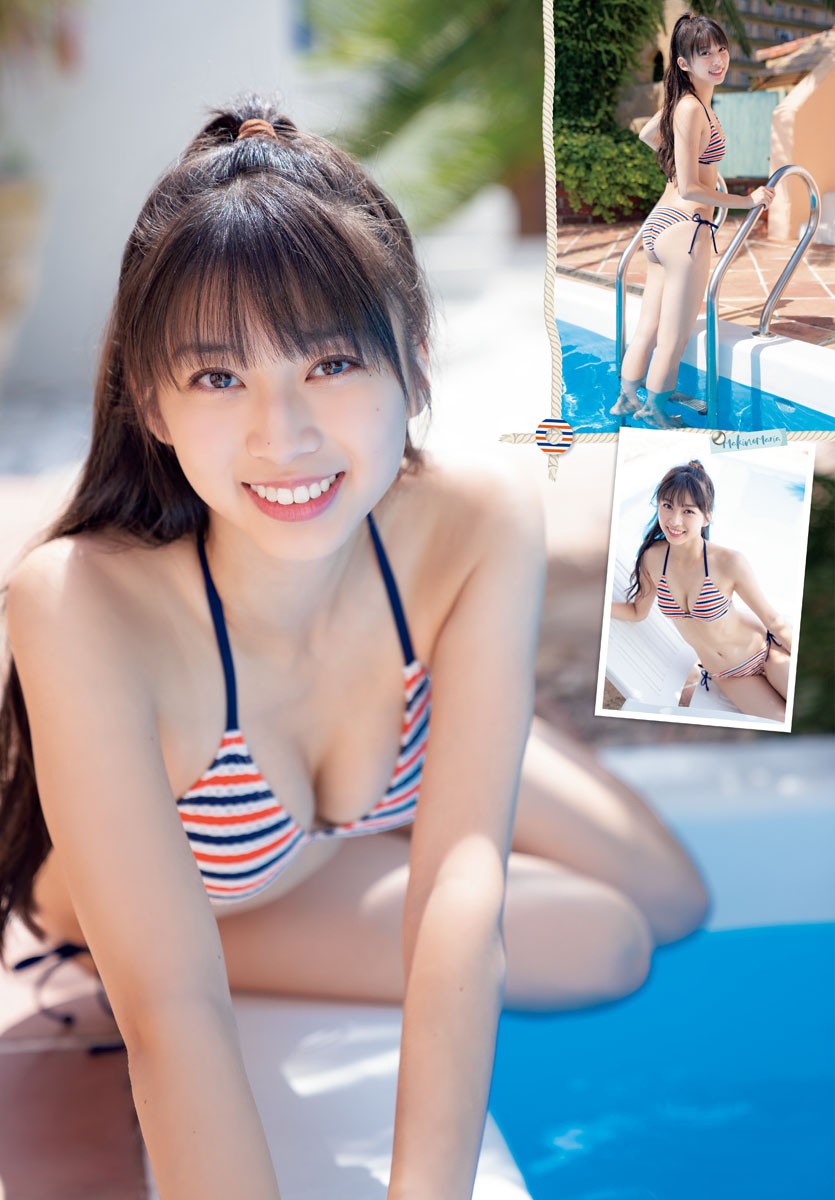 牧野真莉愛(モーニング娘)グラビア水着画像③ 4枚目