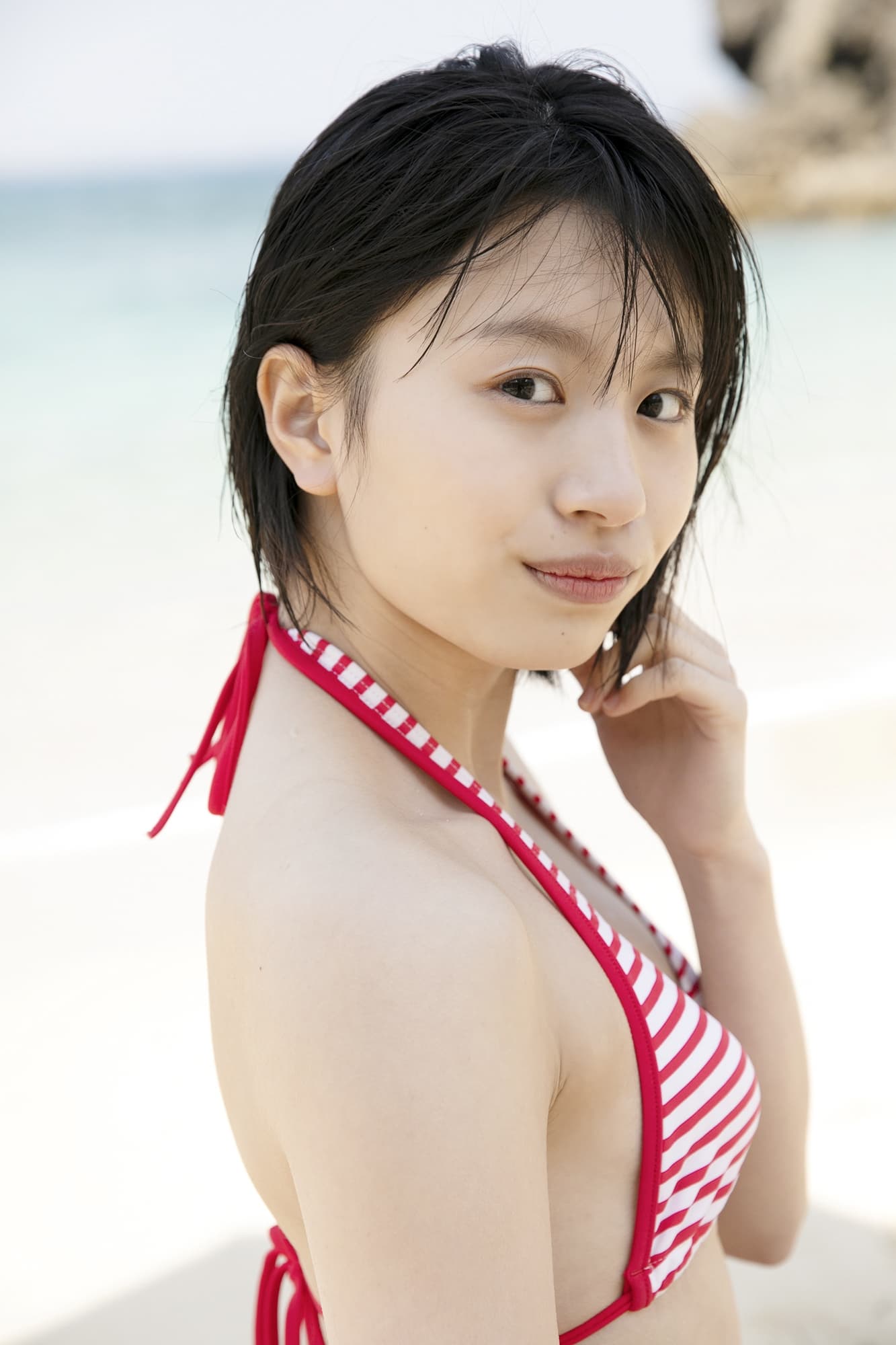 浅倉樹々(つばきファクトリー)グラビア水着画像 11枚目