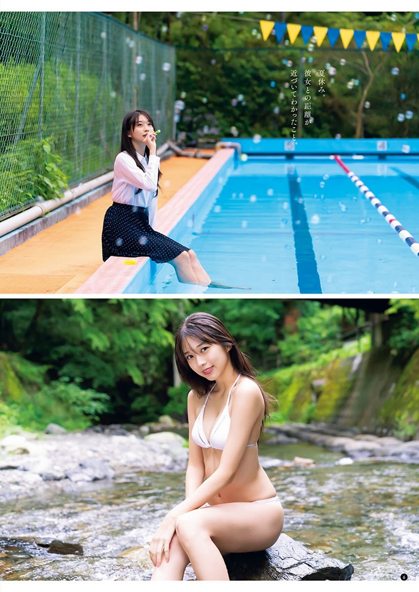 牧野真莉愛(モーニング娘) グラビア水着画像① 2枚目