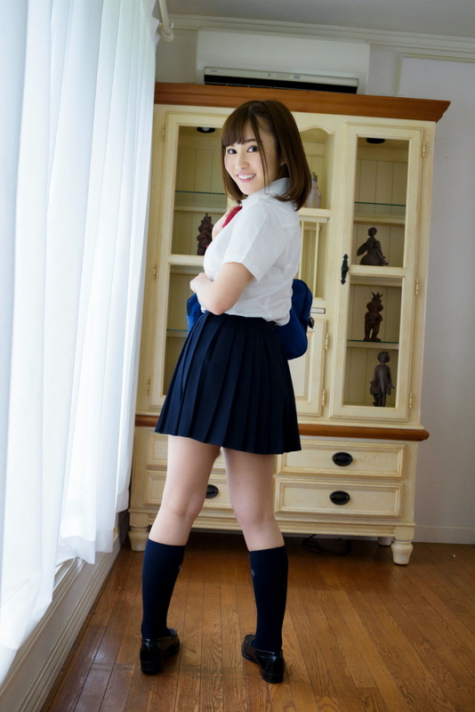白宮奈々 - グラビア学園 【制服ビキニ】お嬢様はFカップ  6枚目