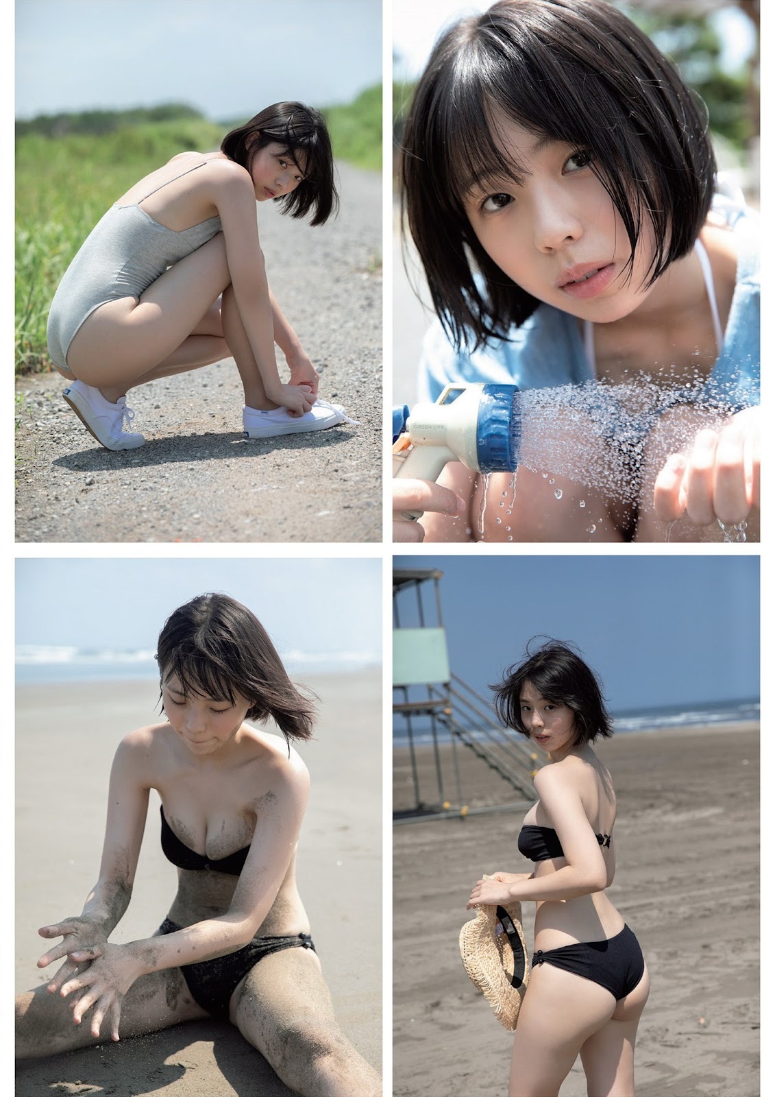 菊地姫奈 水着グラビア 見ているだけで明るくなれる17歳の素顔。 2021 2枚目