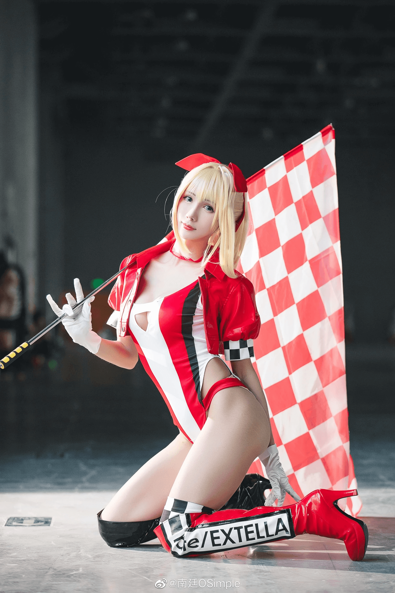 レオタード水着 レースクイーン Fate/Grand Order /ネロ・クラウディウス セクシーコスプレ 雅祈 尼禄机车 5枚目