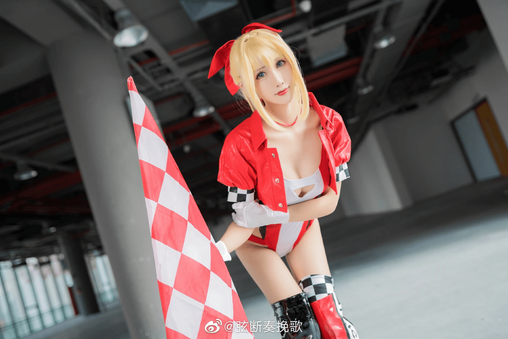 レオタード水着 レースクイーン Fate/Grand Order /ネロ・クラウディウス セクシーコスプレ 雅祈 尼禄机车 6枚目