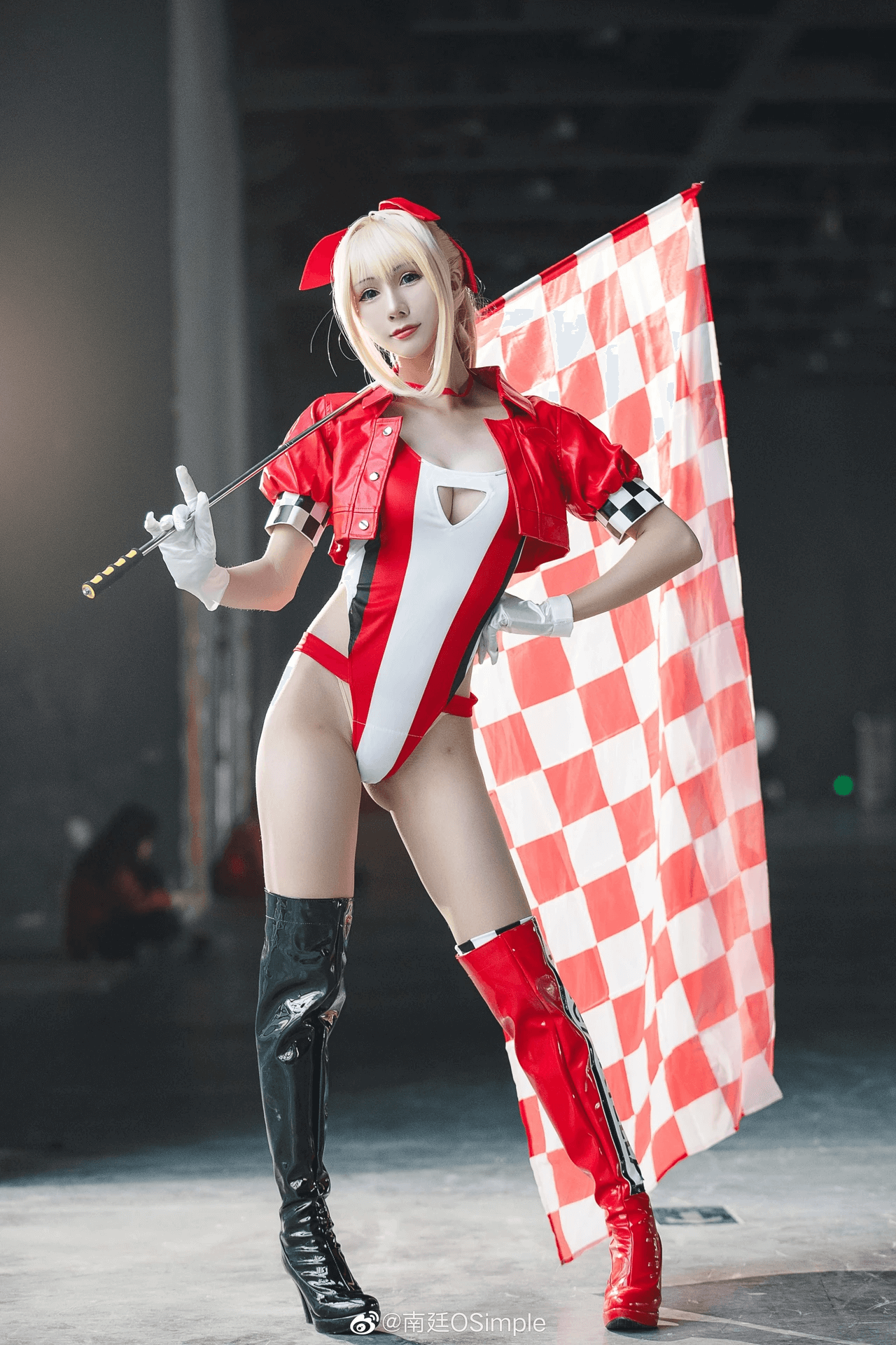 レオタード水着 レースクイーン Fate/Grand Order /ネロ・クラウディウス セクシーコスプレ 雅祈 尼禄机车 9枚目