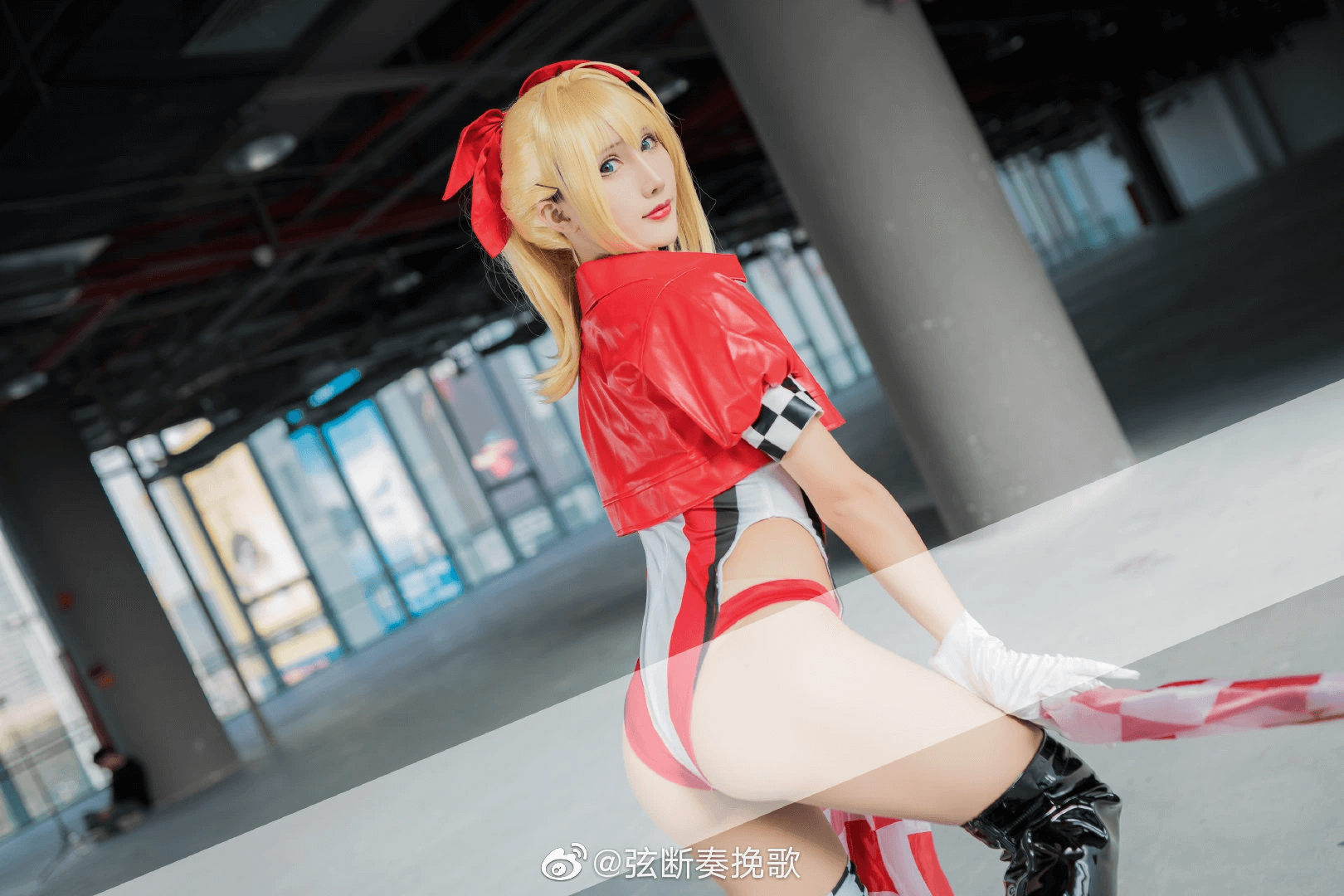 レオタード水着 レースクイーン Fate/Grand Order /ネロ・クラウディウス セクシーコスプレ 雅祈 尼禄机车 10枚目