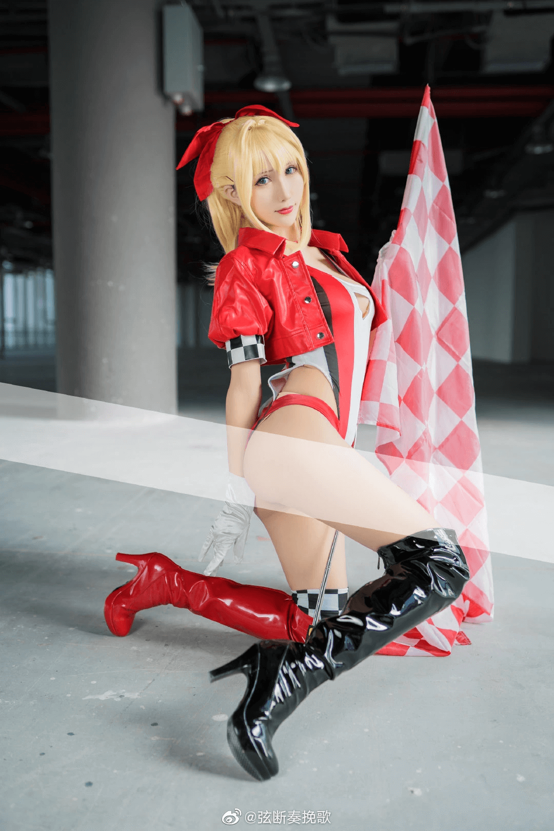 レオタード水着 レースクイーン Fate/Grand Order /ネロ・クラウディウス セクシーコスプレ 雅祈 尼禄机车 11枚目