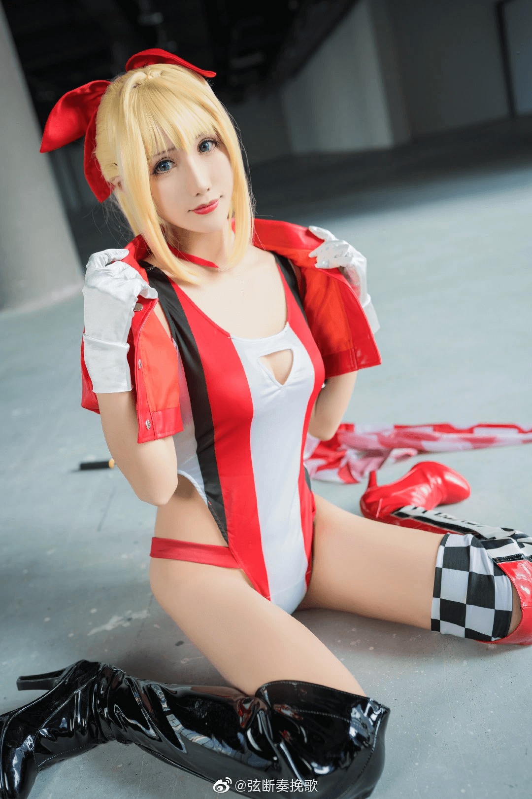 レオタード水着 レースクイーン Fate/Grand Order /ネロ・クラウディウス セクシーコスプレ 雅祈 尼禄机车 13枚目