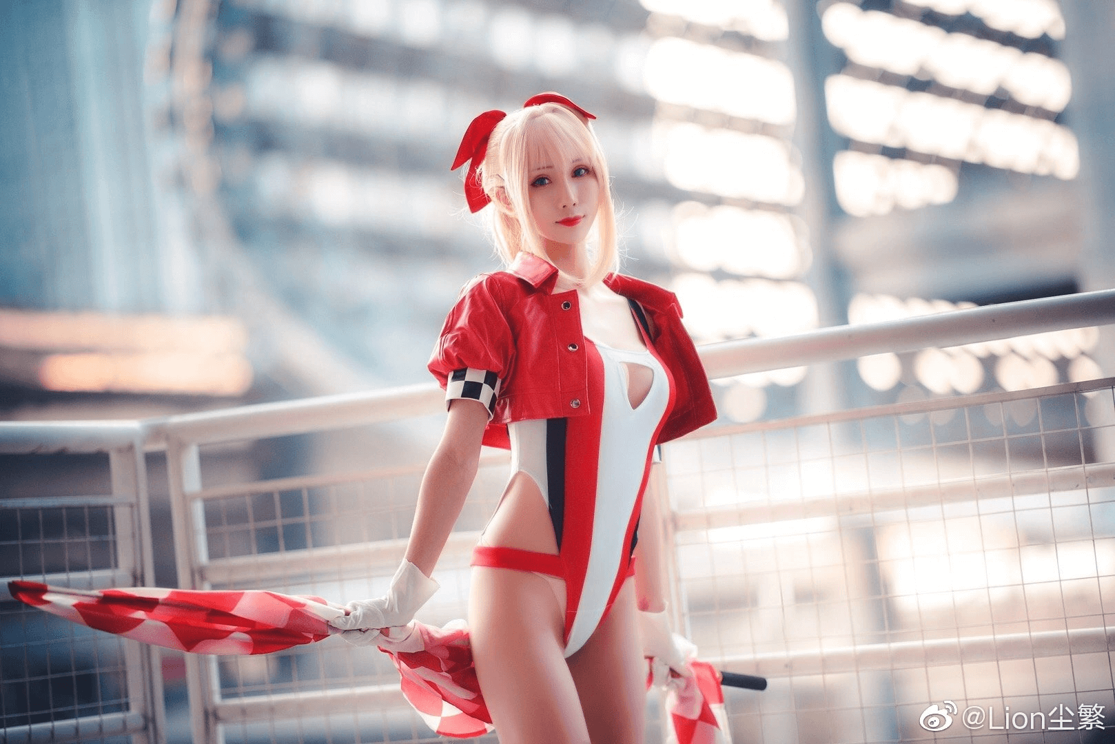 レオタード水着 レースクイーン Fate/Grand Order /ネロ・クラウディウス セクシーコスプレ 雅祈 尼禄机车 18枚目