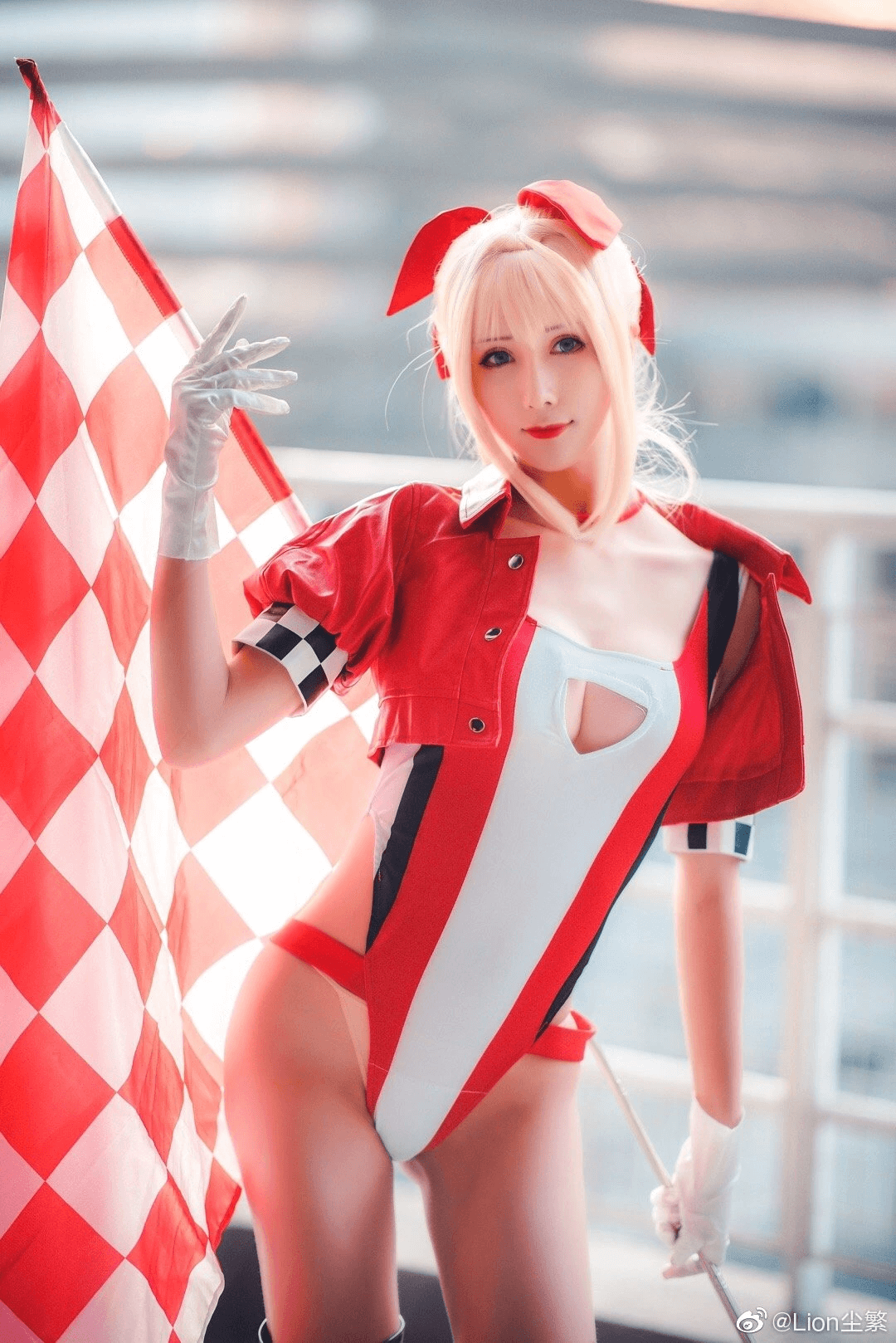 レオタード水着 レースクイーン Fate/Grand Order /ネロ・クラウディウス セクシーコスプレ 雅祈 尼禄机车 19枚目