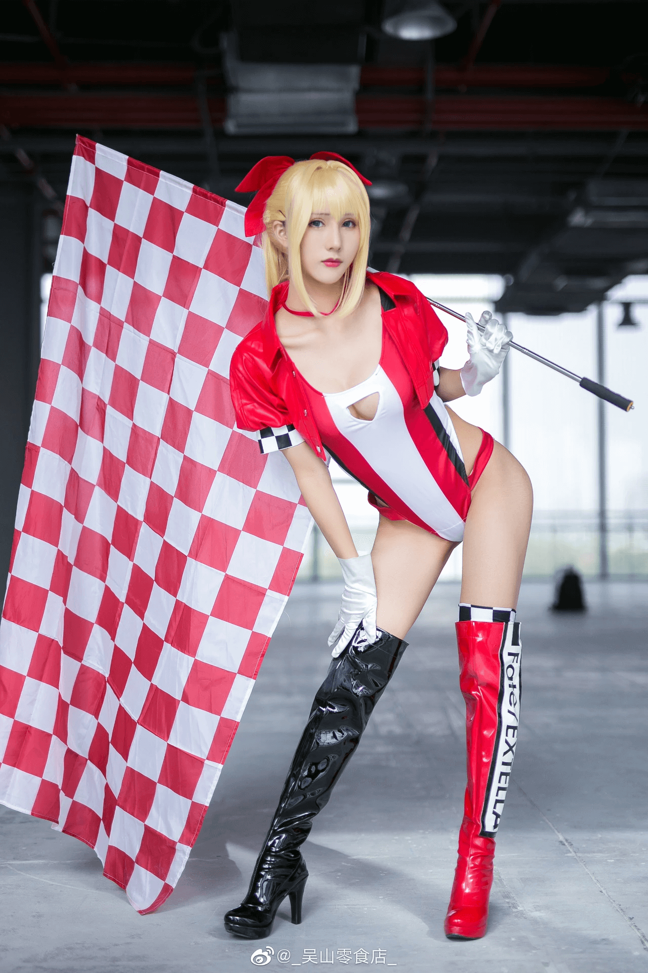 レオタード水着 レースクイーン Fate/Grand Order /ネロ・クラウディウス セクシーコスプレ 雅祈 尼禄机车 23枚目