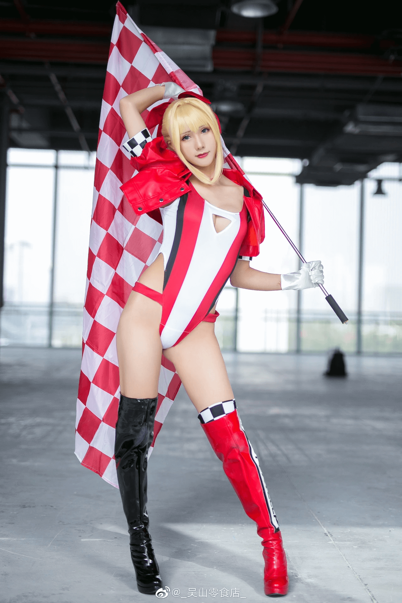 レオタード水着 レースクイーン Fate/Grand Order /ネロ・クラウディウス セクシーコスプレ 雅祈 尼禄机车 28枚目