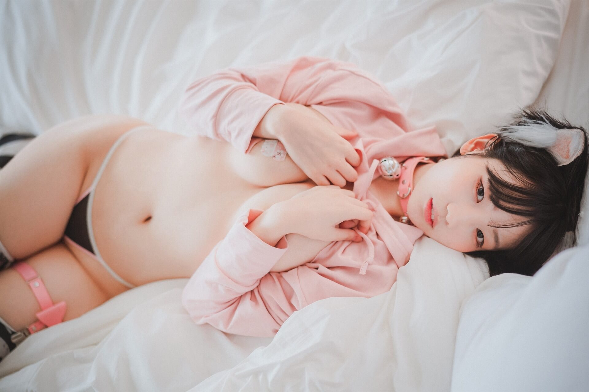 絆創膏ビキニ 水着パンツ ペットの女の子 Mimmi 밈미 26枚目