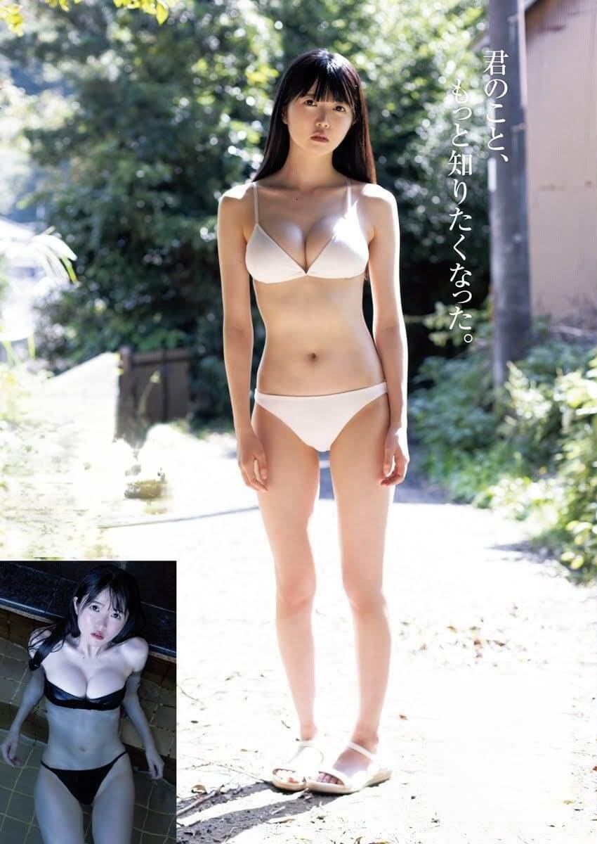 小野寺梓 水着グラビア ライブアイドル界の黒髪純粋系のカリスマ(真っ白なキャンバス) 7枚目
