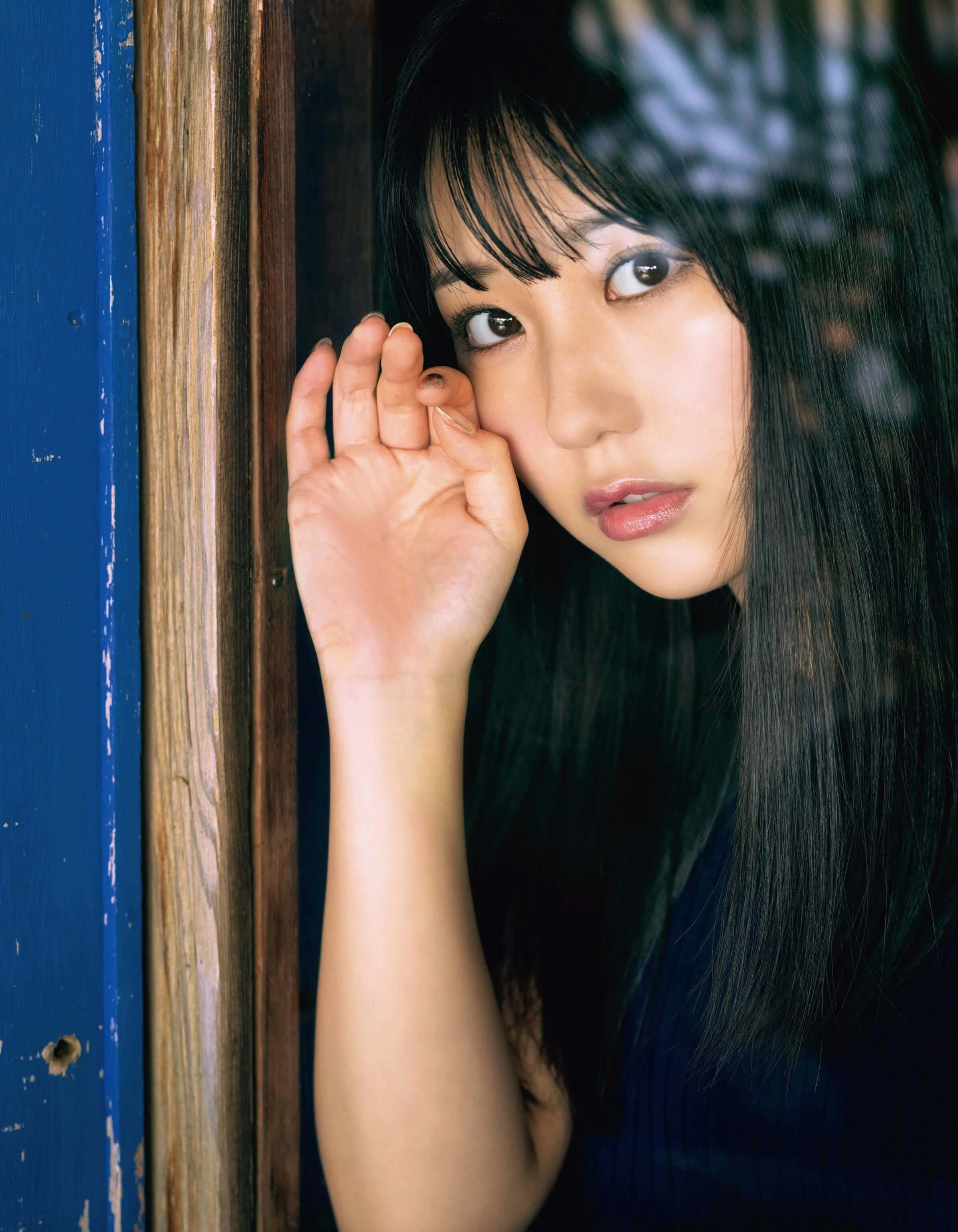HKT48 田中美久 オトナトラ柄水着に挑戦 7枚目
