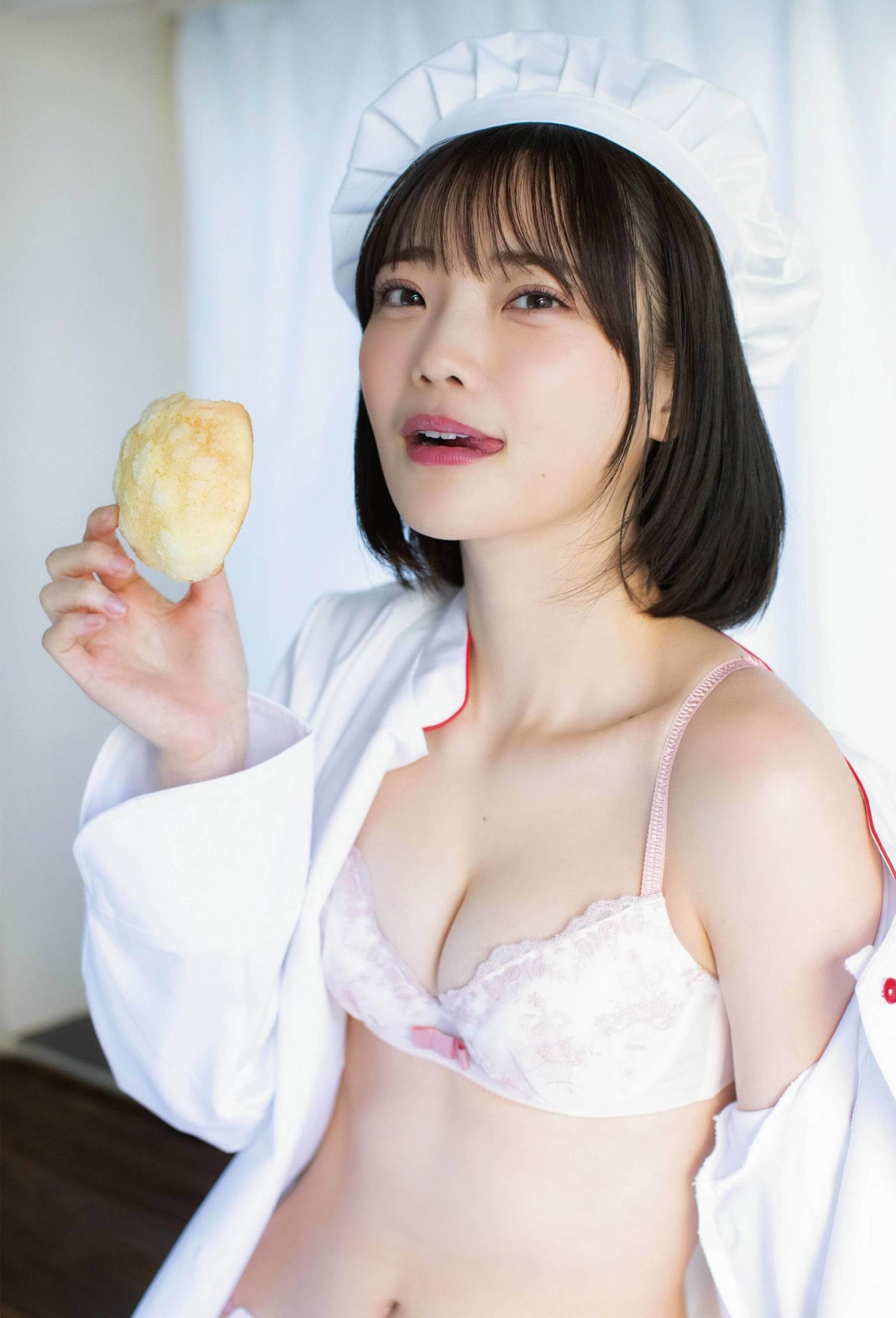 新谷姫加 水着グラビア 令和最強ゼロイチファミリーパン屋さんの看板娘に変身 4枚目