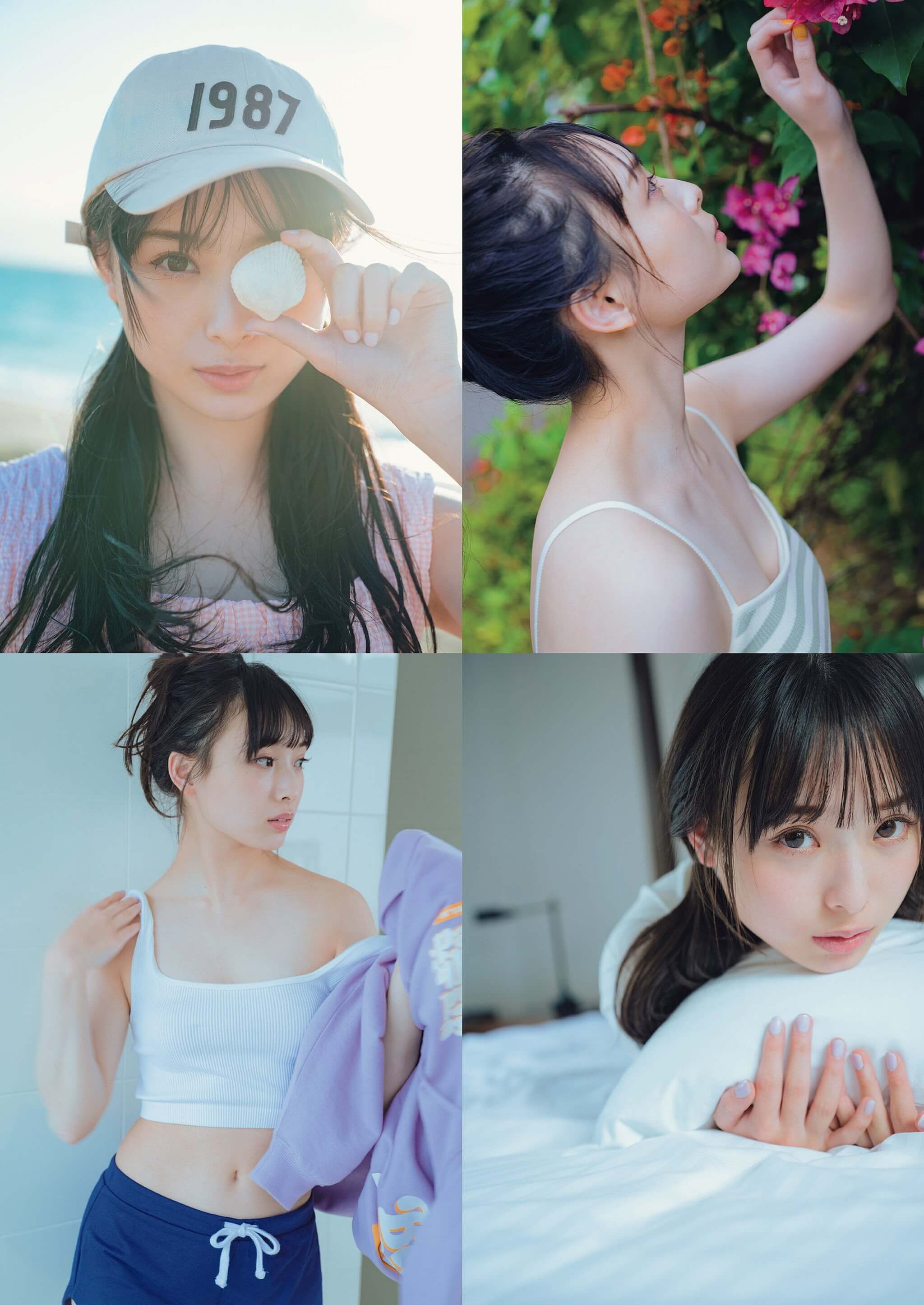 NMB48 梅山恋和 1st写真集から 初水着& ランジェリー!水着 4枚目