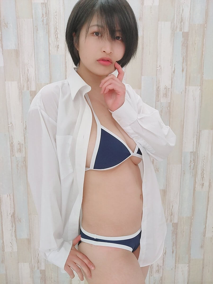 戸塚こはる 水着ビキニグラビア 脱いだらスゴいHカップ 5枚目