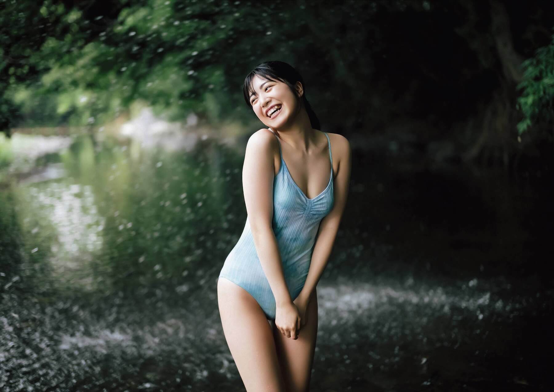 吉田莉桜 水着ビキニグラビア夏恋サイダー 12枚目
