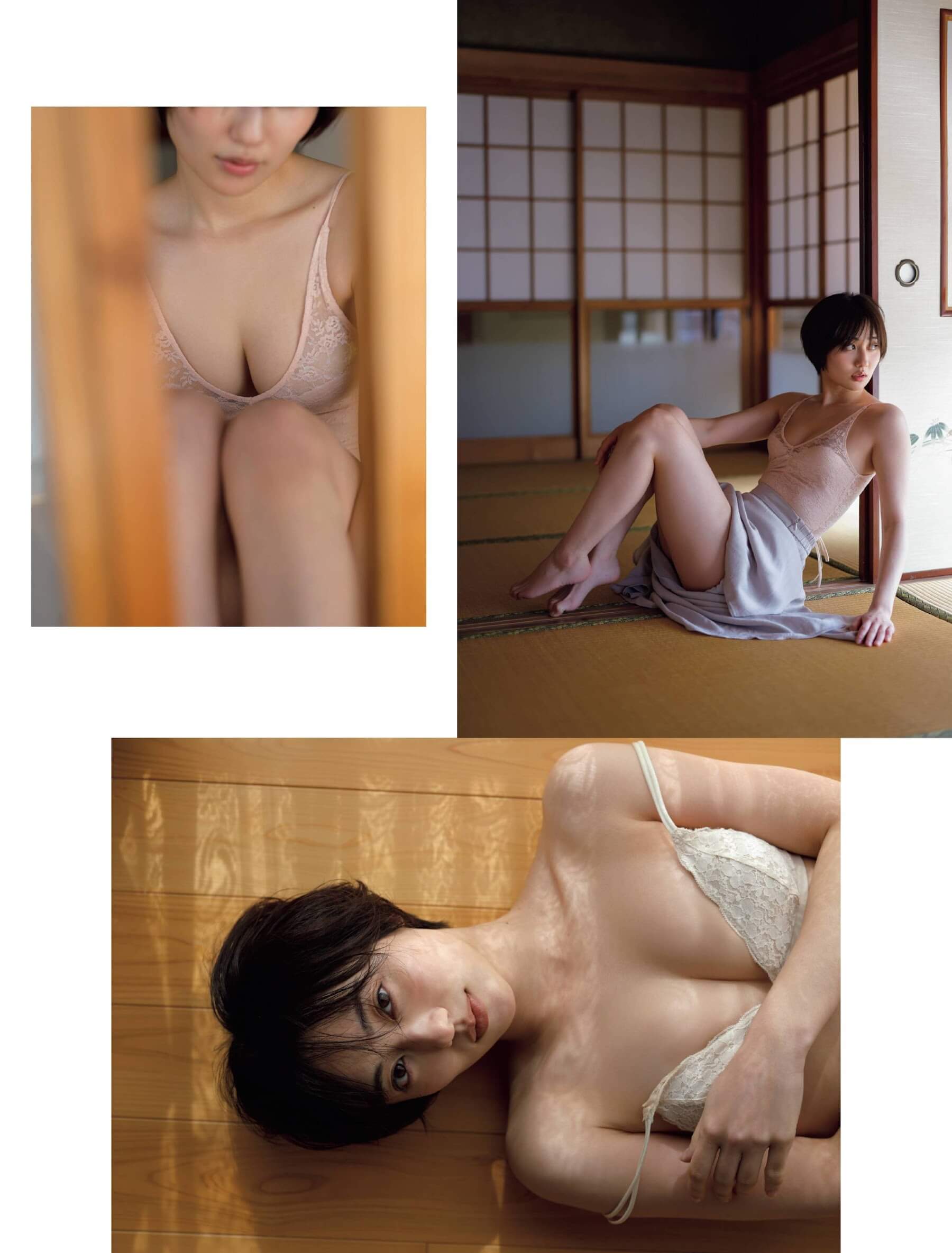 奥山かずさ 注目女優が演じる~劇場水着グラビア 5枚目