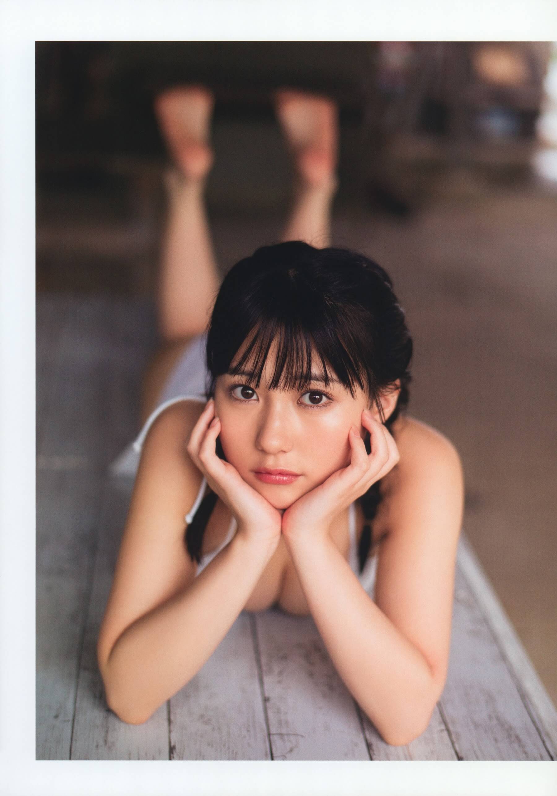 田中美久 白水着ビキニ HKT48の美少女 6枚目