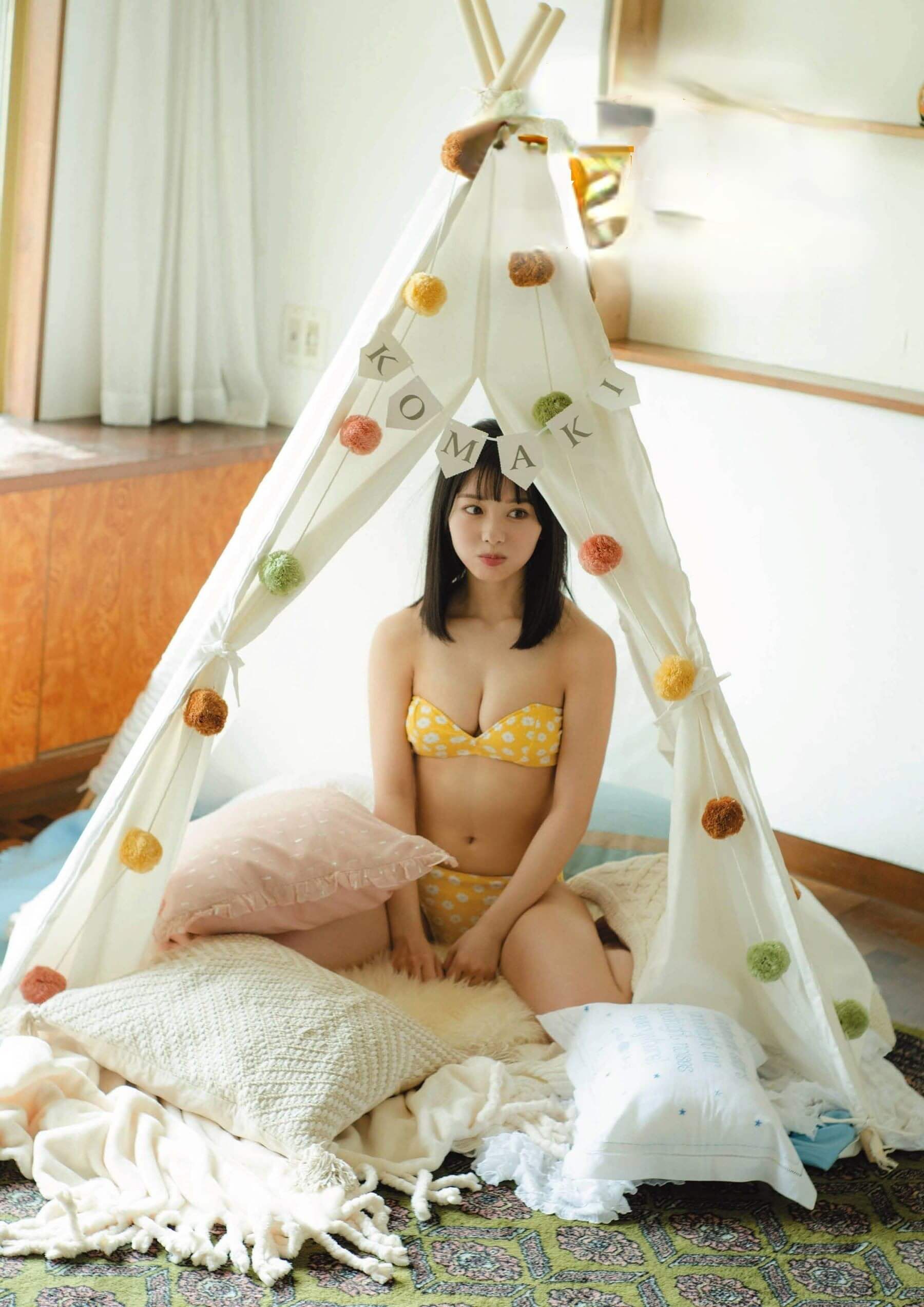 峰島こまき 水着ビキニ画像 噂のホームランガール from ナナランド 9枚目