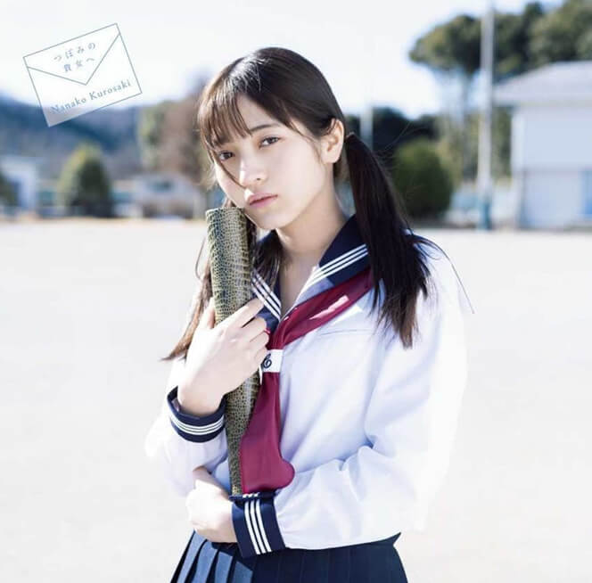 黒嵜菜々子 制服とスクール水着 10枚目