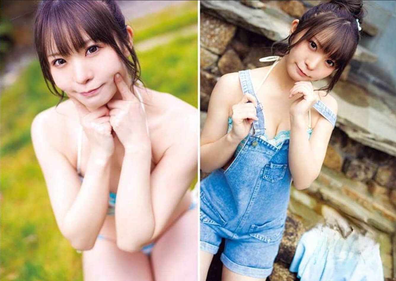 元気印のコスプレイヤー茉夏ちゃんが水着一本で登場 15枚目
