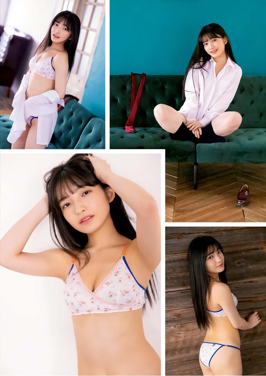 蛭田愛梨 水着ビキニ画像 虹コンラストJK 3枚目