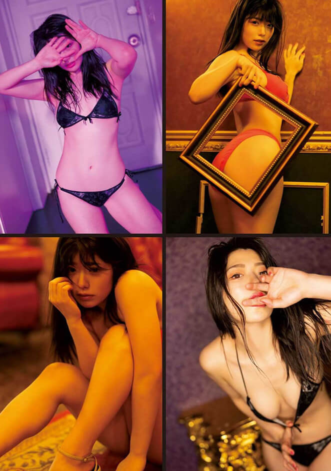 山田かな 水着ビキニ画像 やわらかGカップバストの最強ボディ!! 10枚目