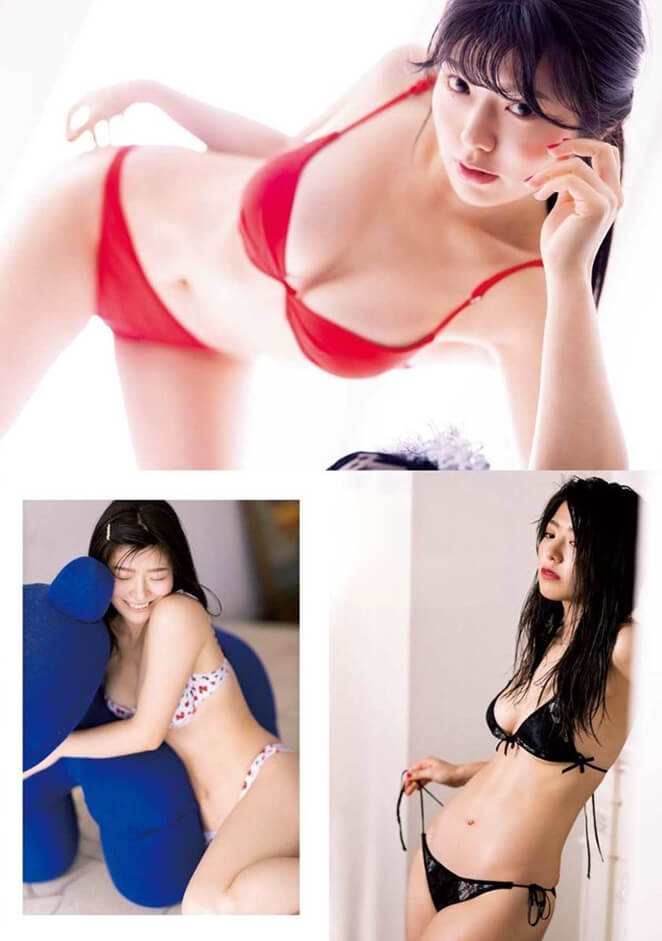 山田かな 水着ビキニ画像 やわらかGカップバストの最強ボディ!! 13枚目