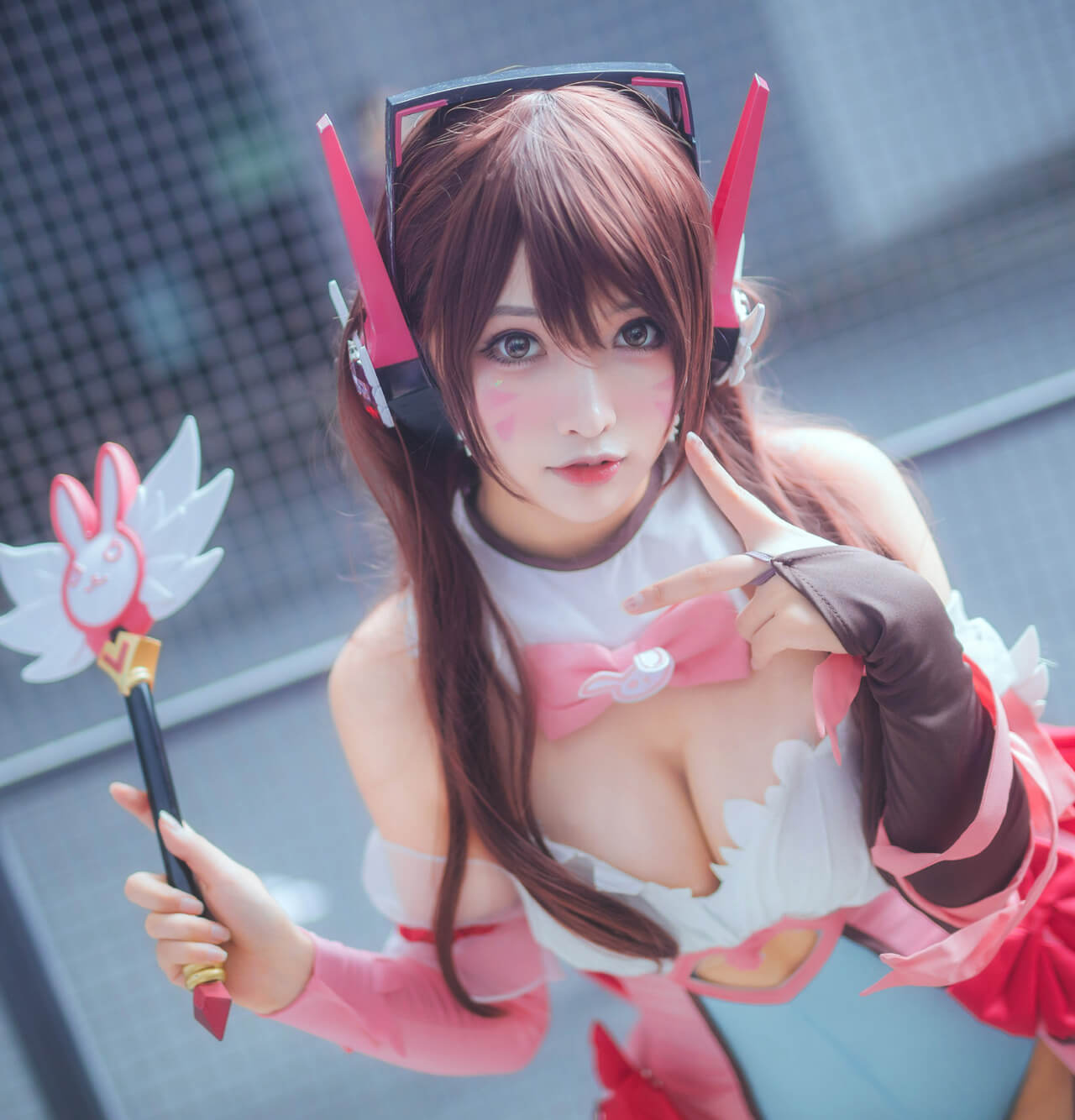 D.Va ヒーロー オーバーウォッチ コスプレ 8枚目