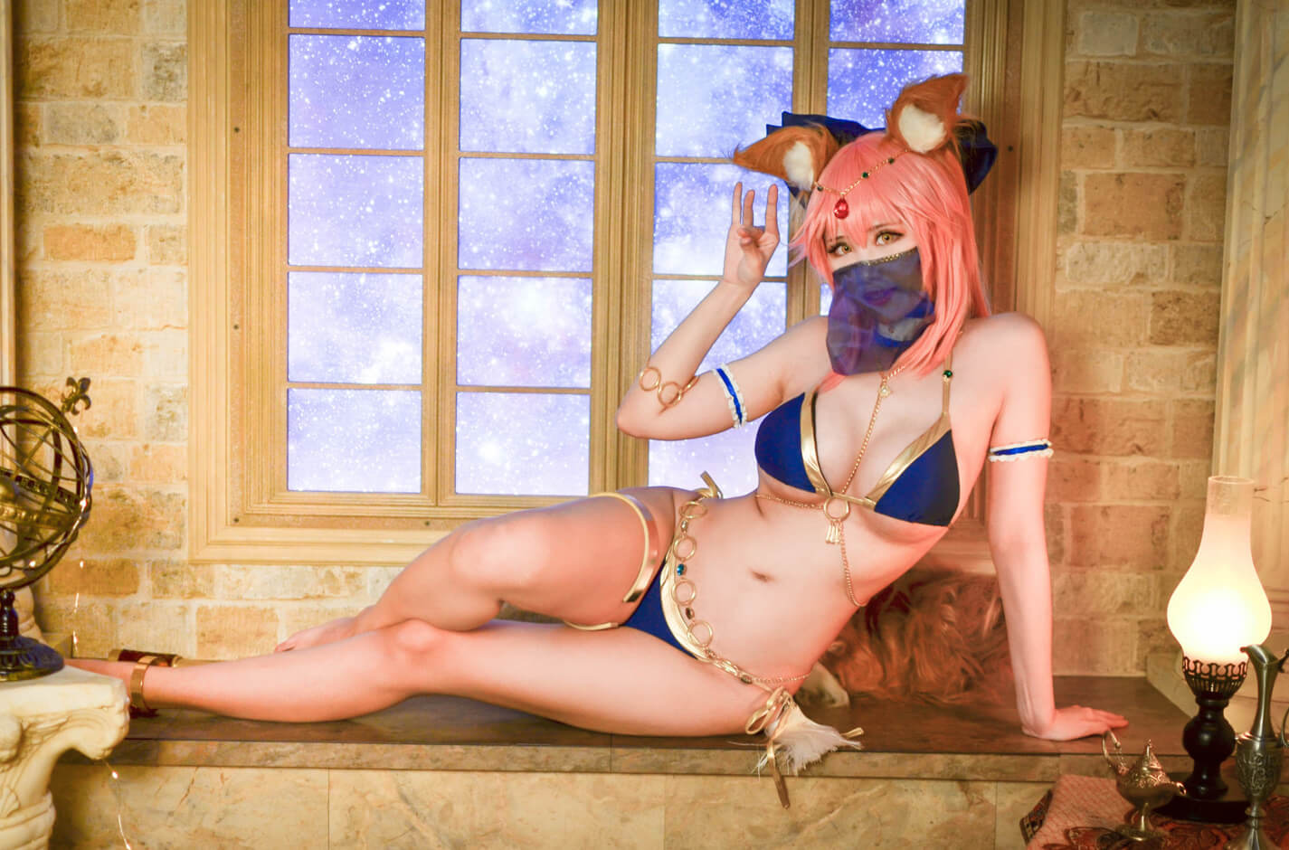 玉藻前 水着ビキニ画像舞娘Ver FGO(FateGO)コスプレ 3枚目