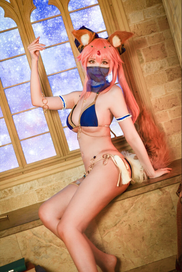 玉藻前 水着ビキニ画像舞娘Ver FGO(FateGO)コスプレ 5枚目