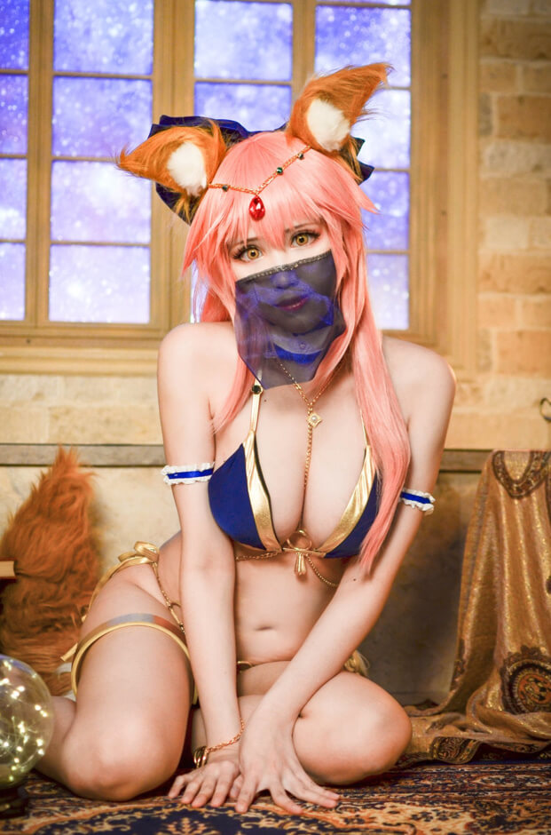 玉藻前 水着ビキニ画像舞娘Ver FGO(FateGO)コスプレ 6枚目