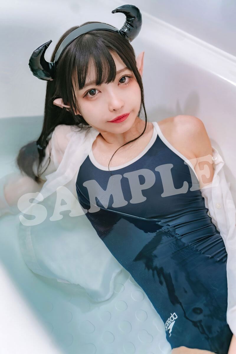 スクール水着 競泳水着 美少女コスプレーヤー 3枚目