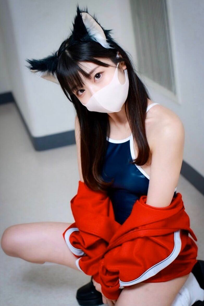 スクール水着 競泳水着 美少女コスプレーヤー 10枚目