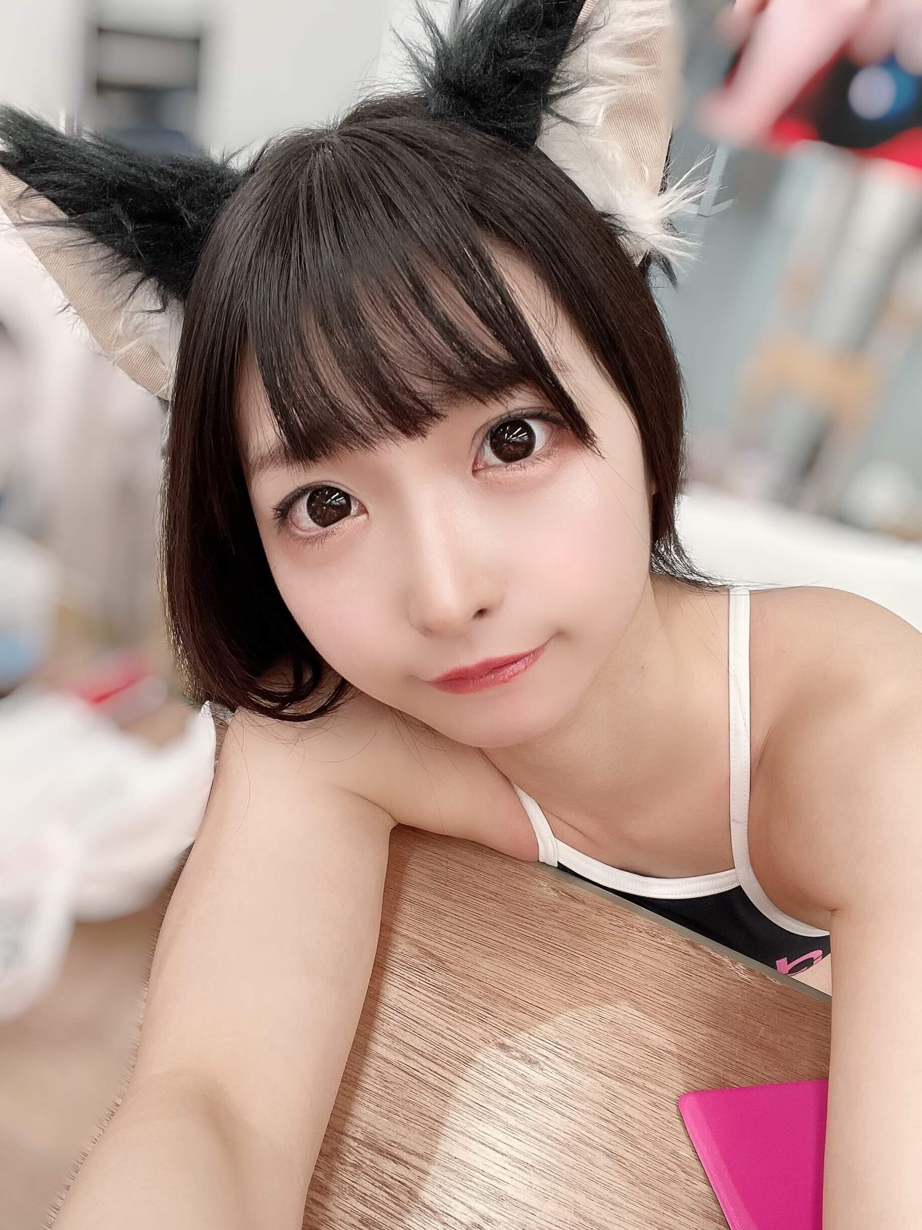 スクール水着 競泳水着 美少女コスプレーヤー 19枚目