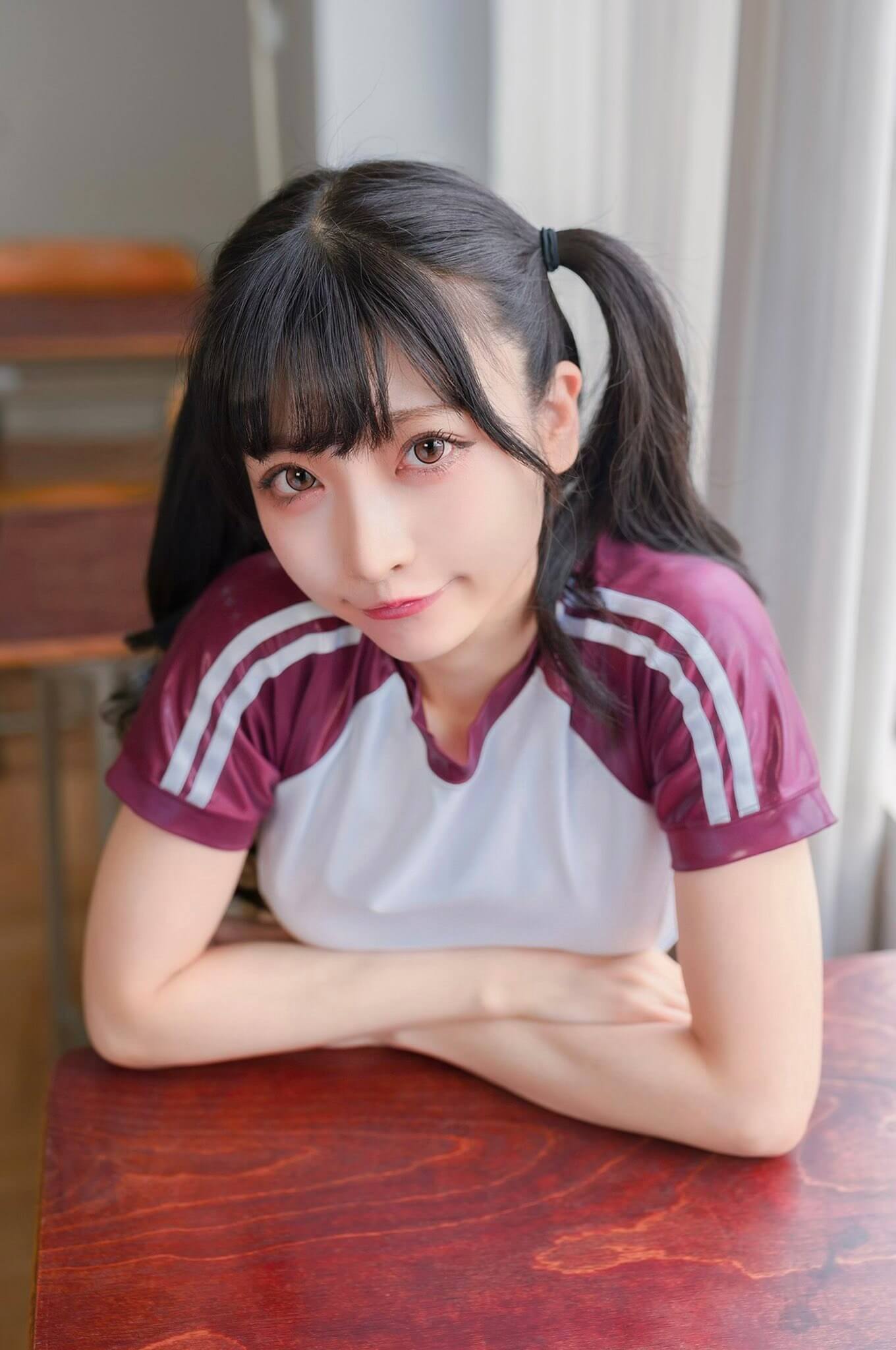 アスリート スポーツウェア 体操着 美少女コスプレーヤー 10枚目