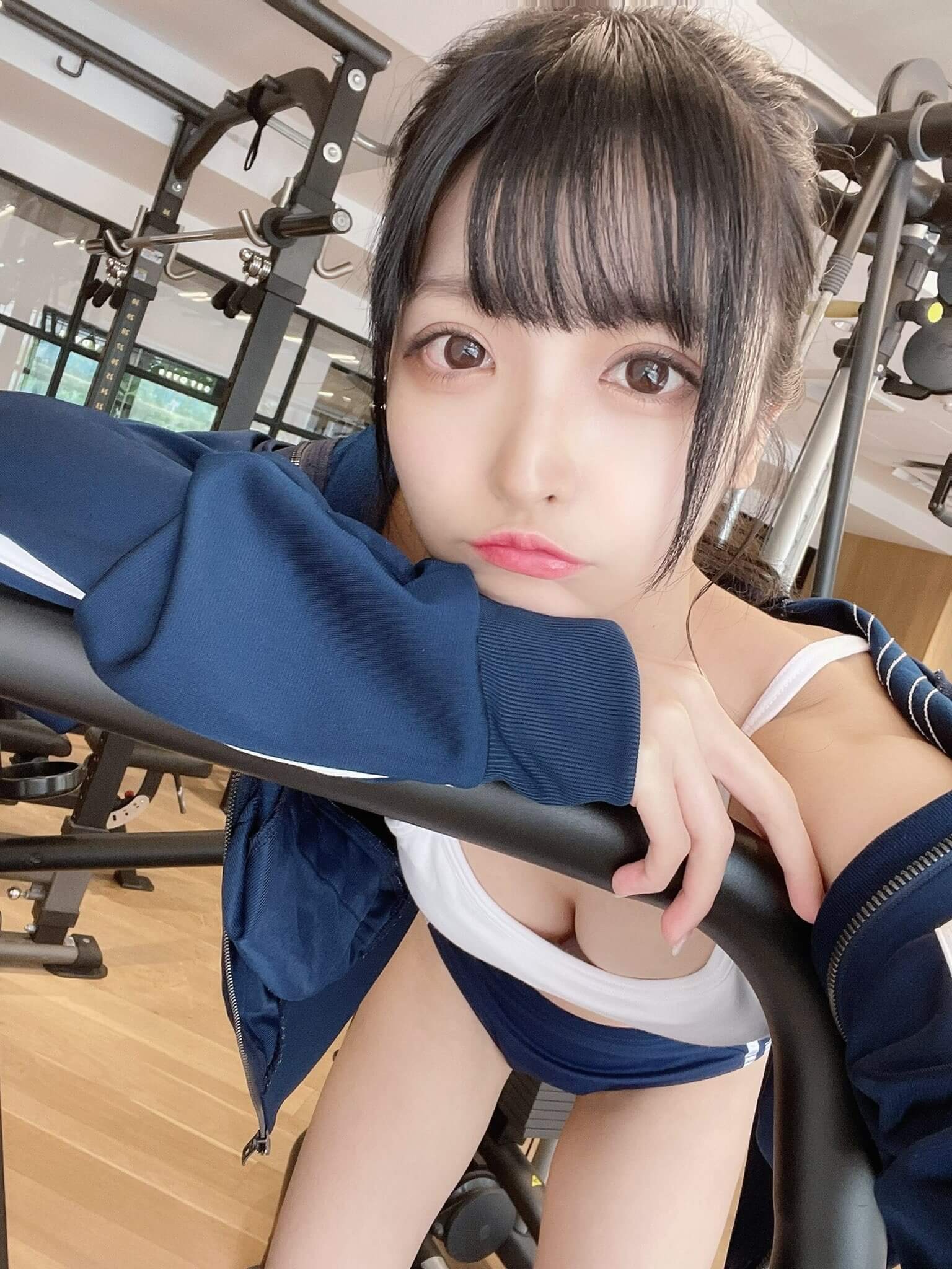 アスリート スポーツウェア 体操着 美少女コスプレーヤー 12枚目