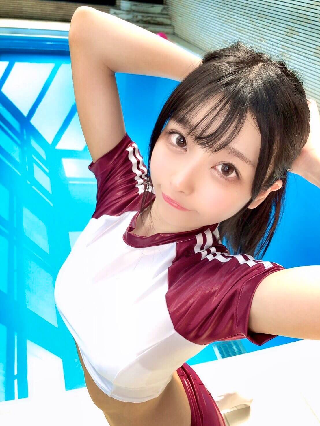 アスリート スポーツウェア 体操着 美少女コスプレーヤー 13枚目