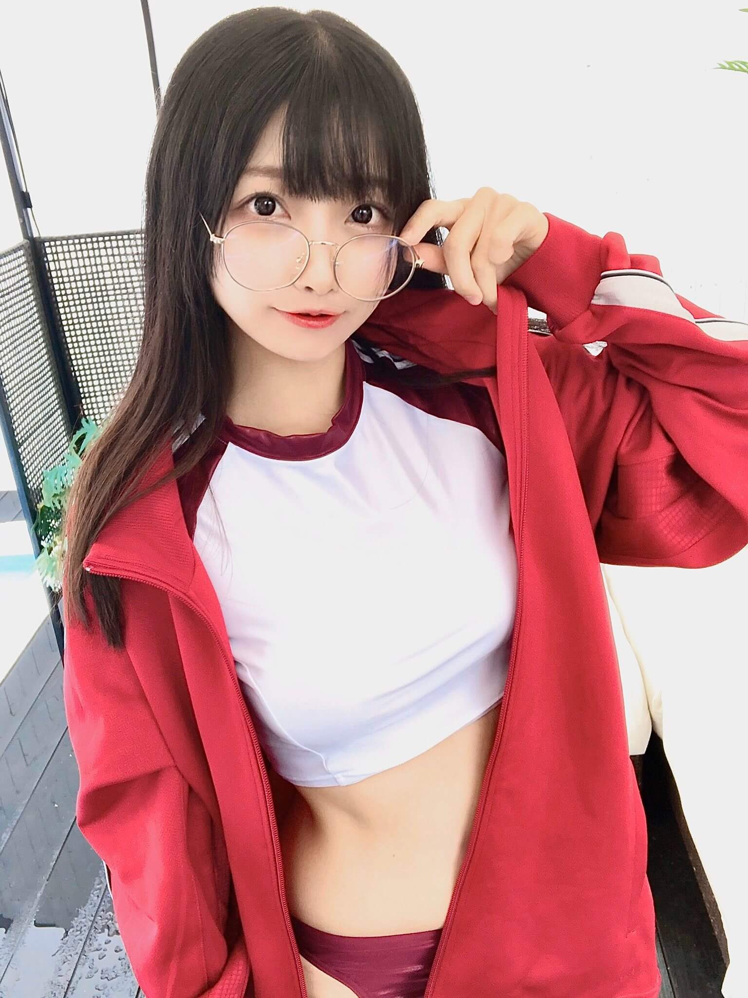 アスリート スポーツウェア 体操着 美少女コスプレーヤー 16枚目