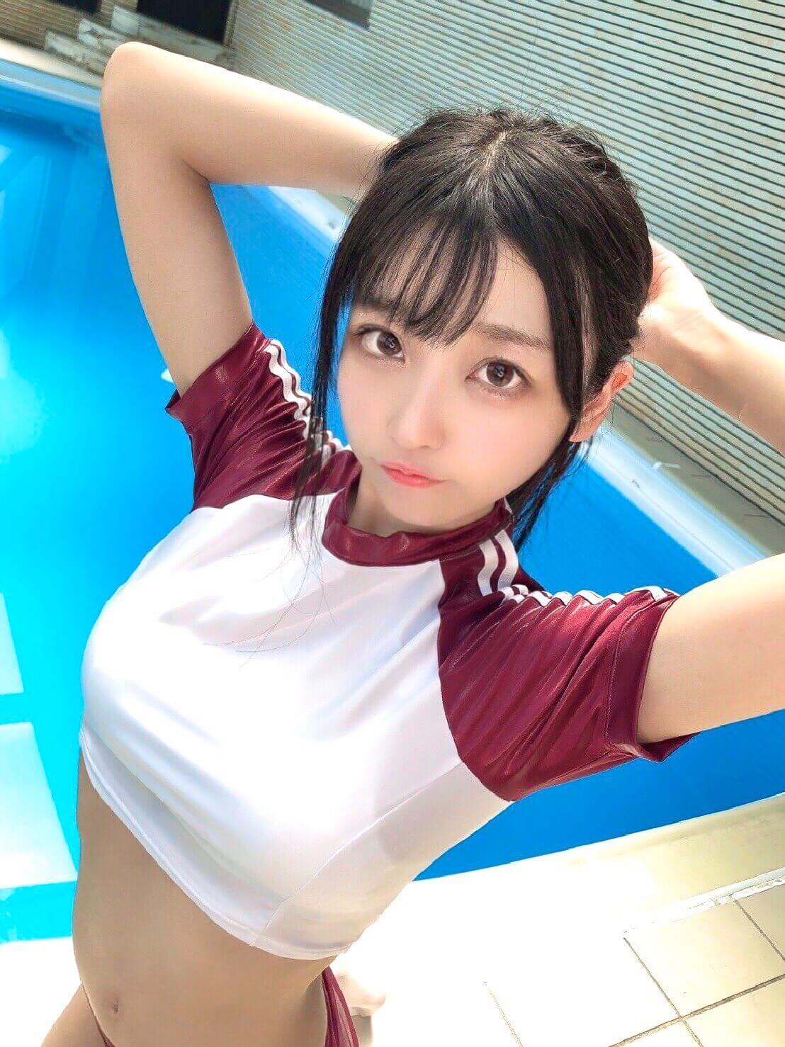 アスリート スポーツウェア 体操着 美少女コスプレーヤー 18枚目