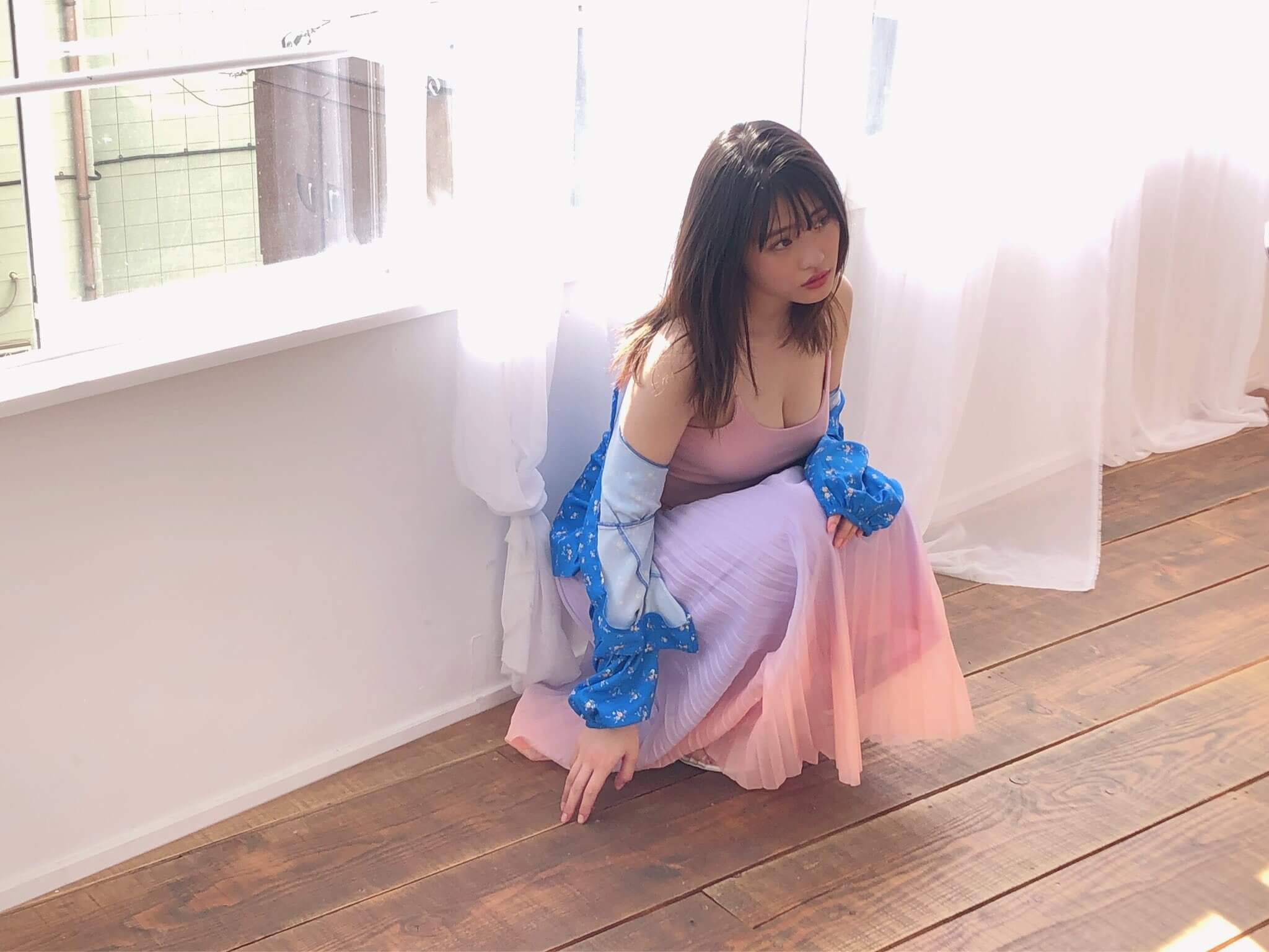 石田桃香 水着ビキニ画像 ふんわり美ボディ 1枚目